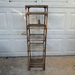 Wooden Shelf Rack