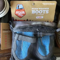 Dog Warm Weather Boots By Arcadia Trail New 