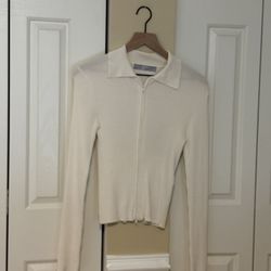 8 Seconds Women’s Ribbed Long Sleeve, White, Size M