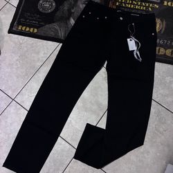All Black Purple Brand Jeans