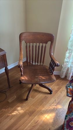 Antique executive office chair