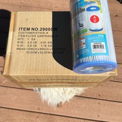 A or C Pool Filters $30 For 6.   Cash Only$30