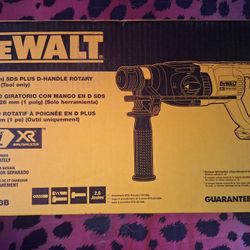 New in Box DeWalt 20V Max  1" SDS  Plus D-Handle Rotary Hammer 