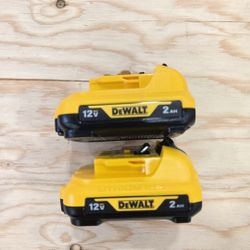 Dewalt 12v Batteries 2.0 Ah Brand New Price For Both 