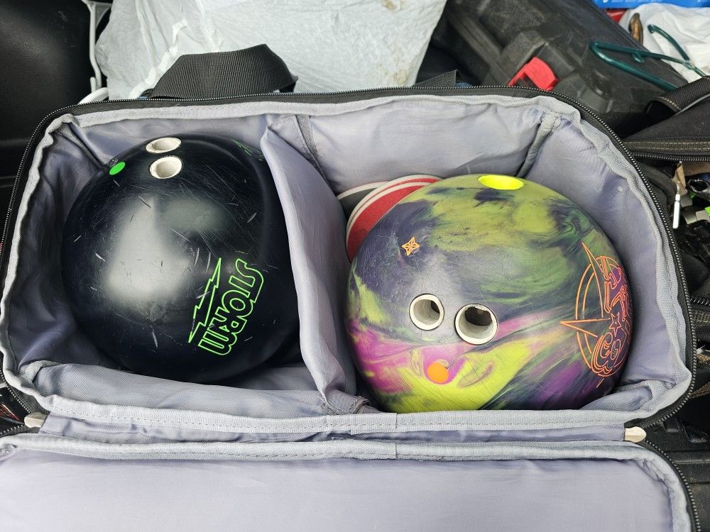 Two 15 Bowling Balls Used