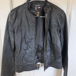 Leather Jacket - Womens Large