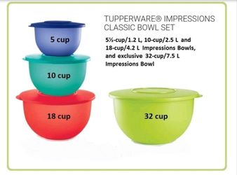Impressions Classic Bowls