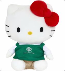 Starbucks x Hello Kitty New Boxed Plush 2025 Holiday Collection