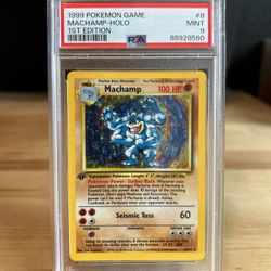 PSA 9 Machamp 1st Edition - 1999 Pokemon Base Set