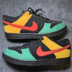 Nike Dunk SB Low CL Jamaica Rasta Journeys 304714-063 Vintage size 10.5