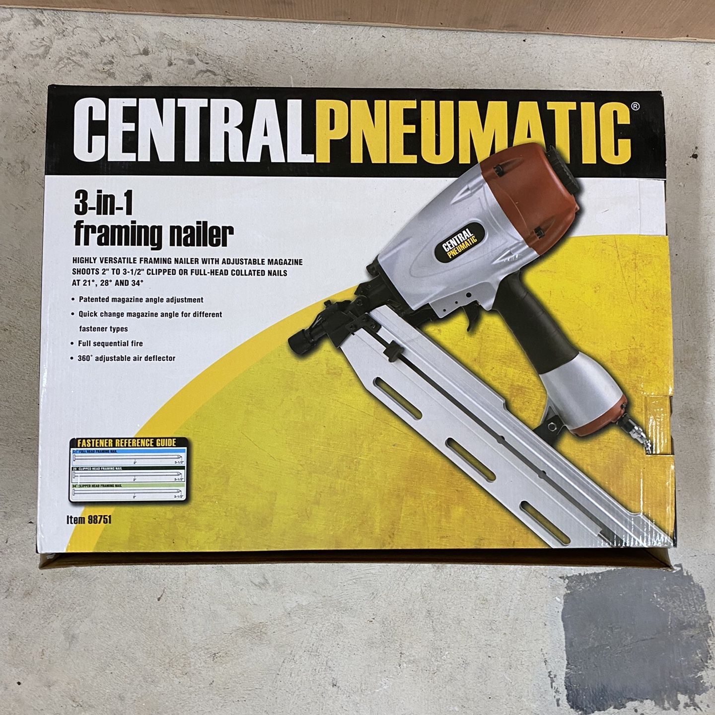 Central 2024 pneumatic 98751