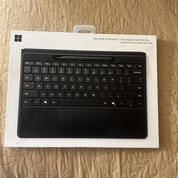 Microsoft - Surface Slim Pen (2nd Edition) and Pro Flex Keyboard for Pro 13" (11th Edition), Pro 9, Pro 8 - Black
