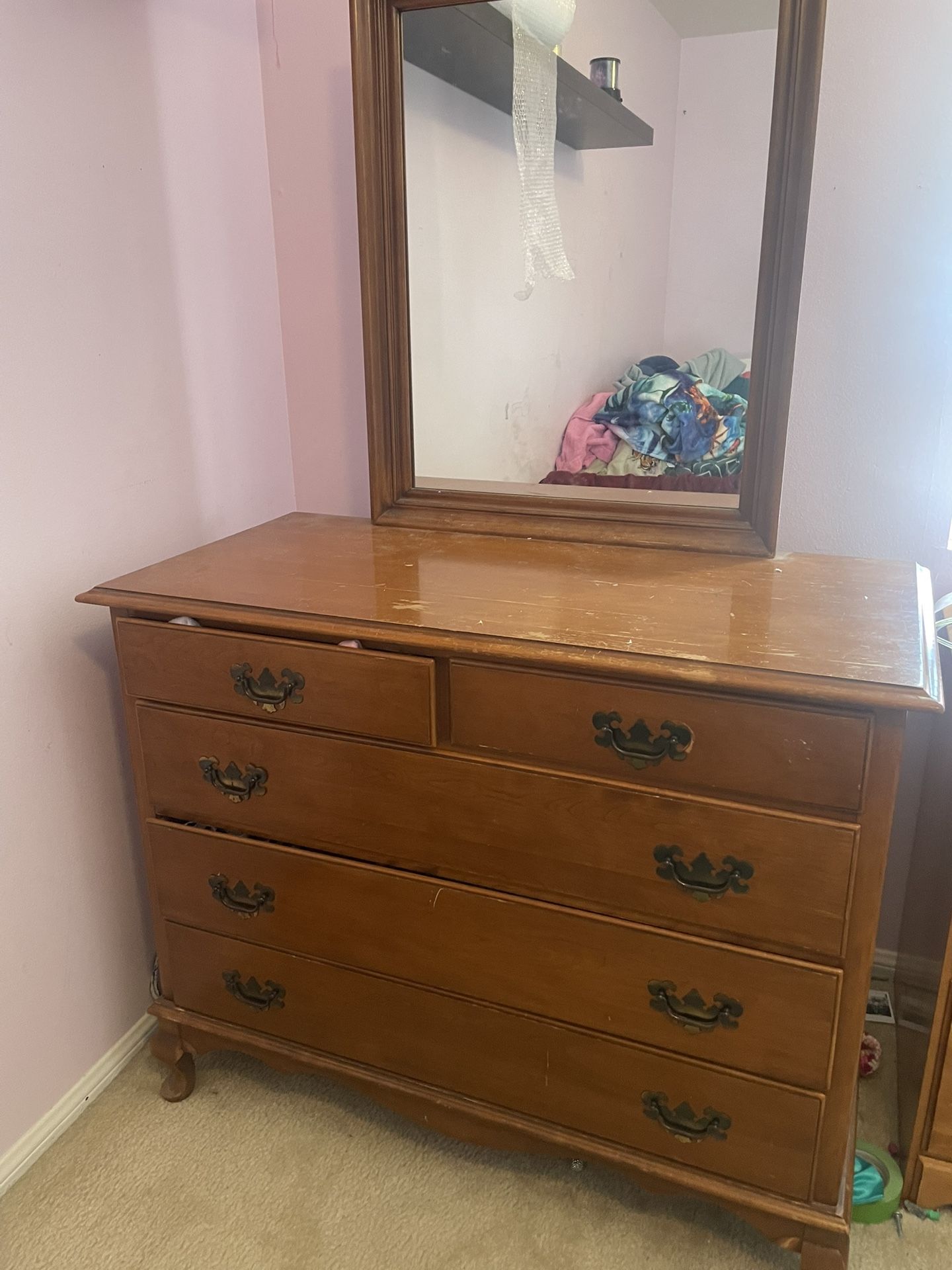 1955 Dresser With mirror
