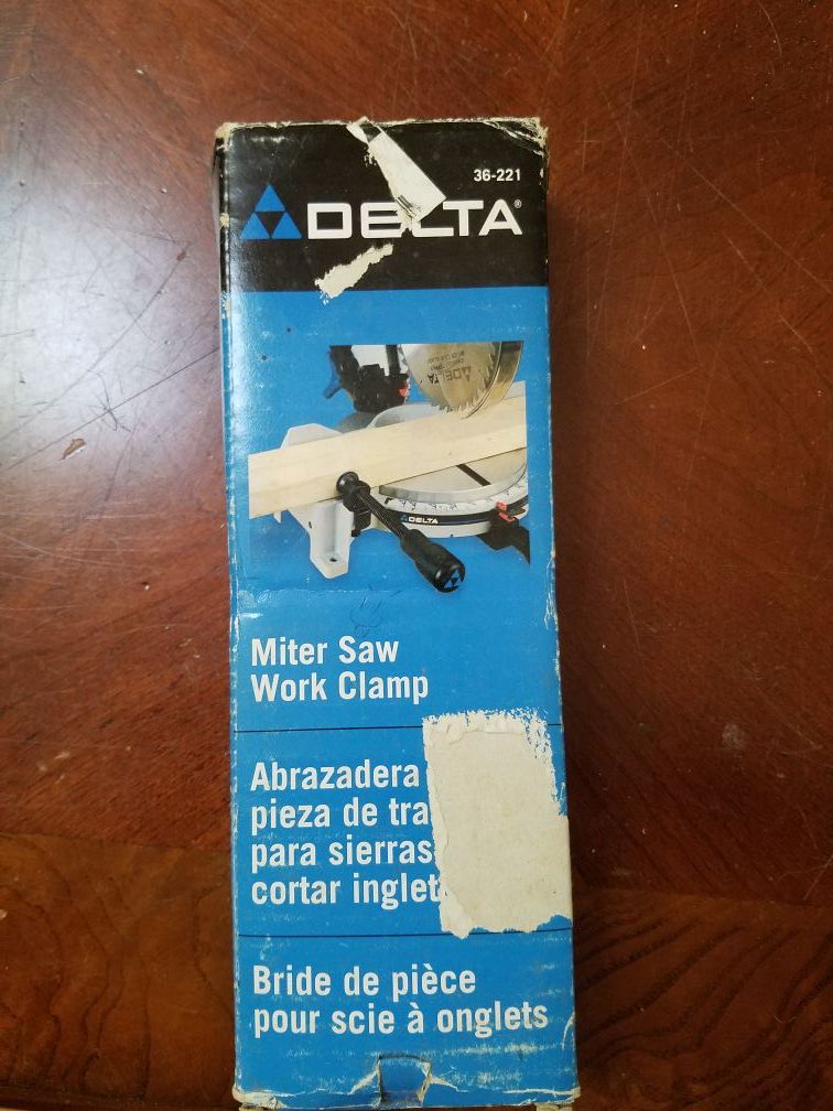 Delta Miter Saw Work Clamp No. 36221 for Sale in Port Jefferson, NY