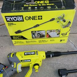 RYOBI
ONE+ 18V EZClean 320 PSI 0.8 GPM Cordless Battery Cold Water Power Cleaner (Tool Only)