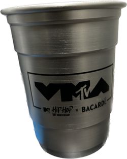 Official MTV VMA X Bacardi Souvenir Cup Full metal