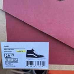 High Top Vans, Kids,  Size 2