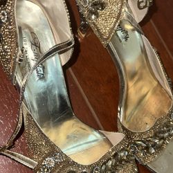 Gold Fancy Heels