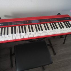 FINAL REDUCTION: Roland Go KEYS Keyboard  With Stand And Bench