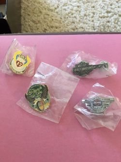 Harley Davidson Jacket/hat pins