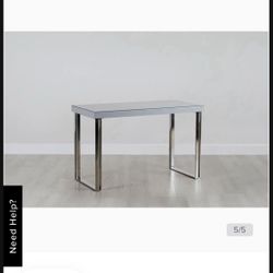 City Furniture Cortina Grey Silver Desk table Accent Side