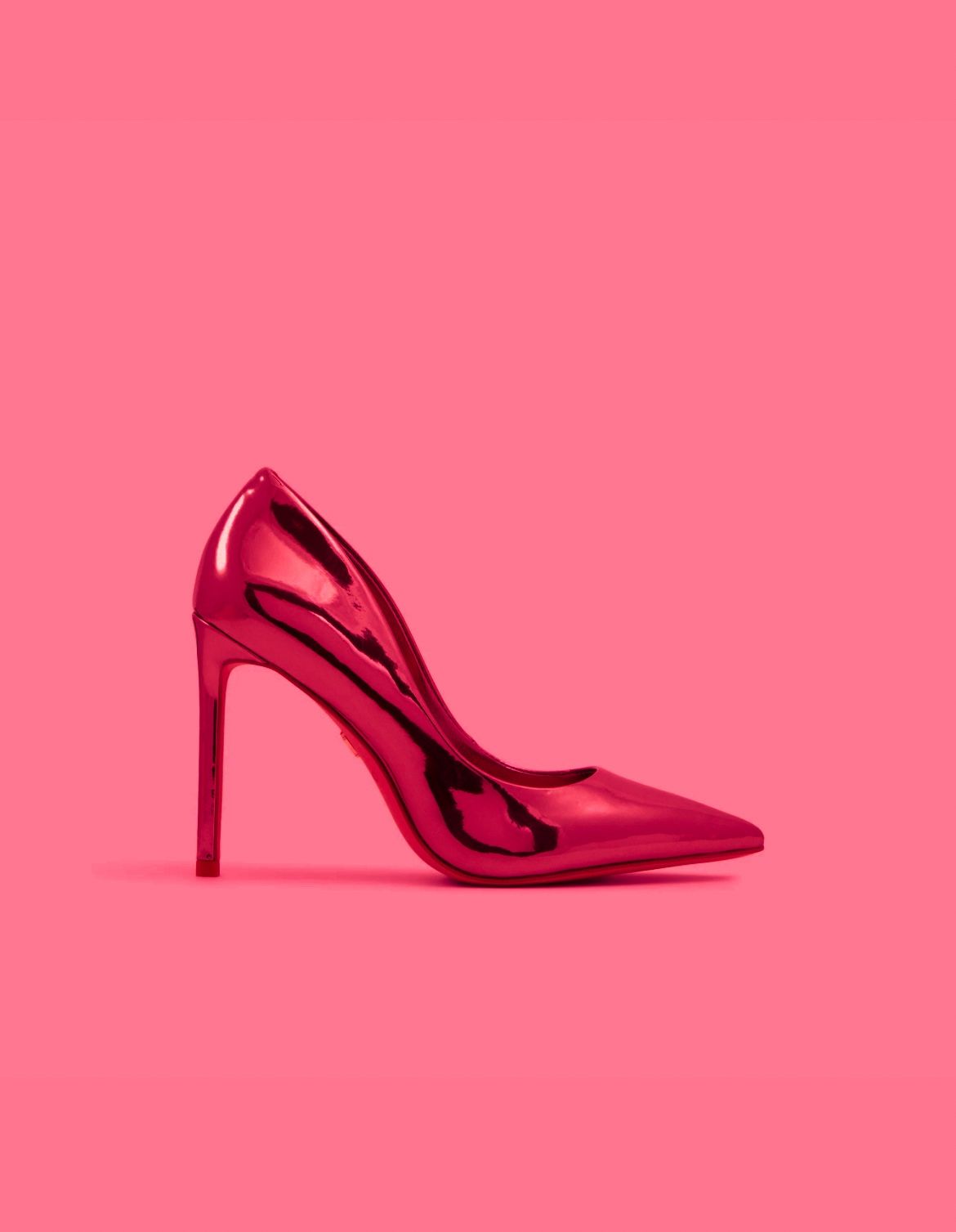 Red Chrome Heels