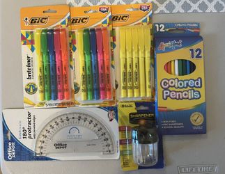 School supplies bundle 