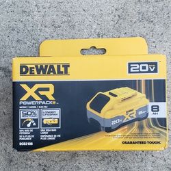 Dewalt 20v Powerpack Battery 8.0 Ah XR Brand New