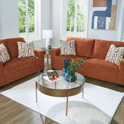 Terracota Sofá And Loveseat 