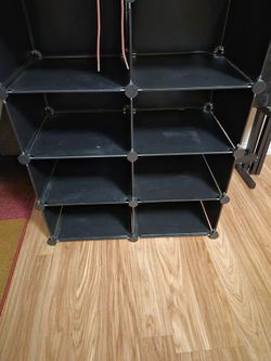 Plastic shoe cubby