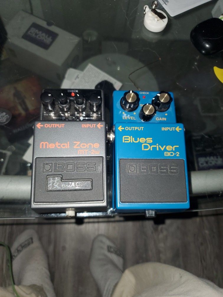 Boss Waza Metalzone And Boss BD 2