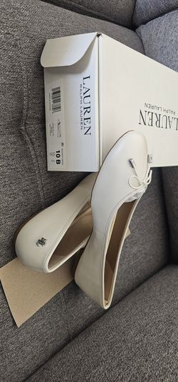 Lauren Ralph Lauren Womens Jayna Nappa Leather Flat