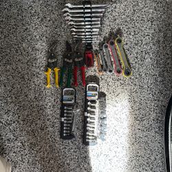 Set Of Various Types Of Tools