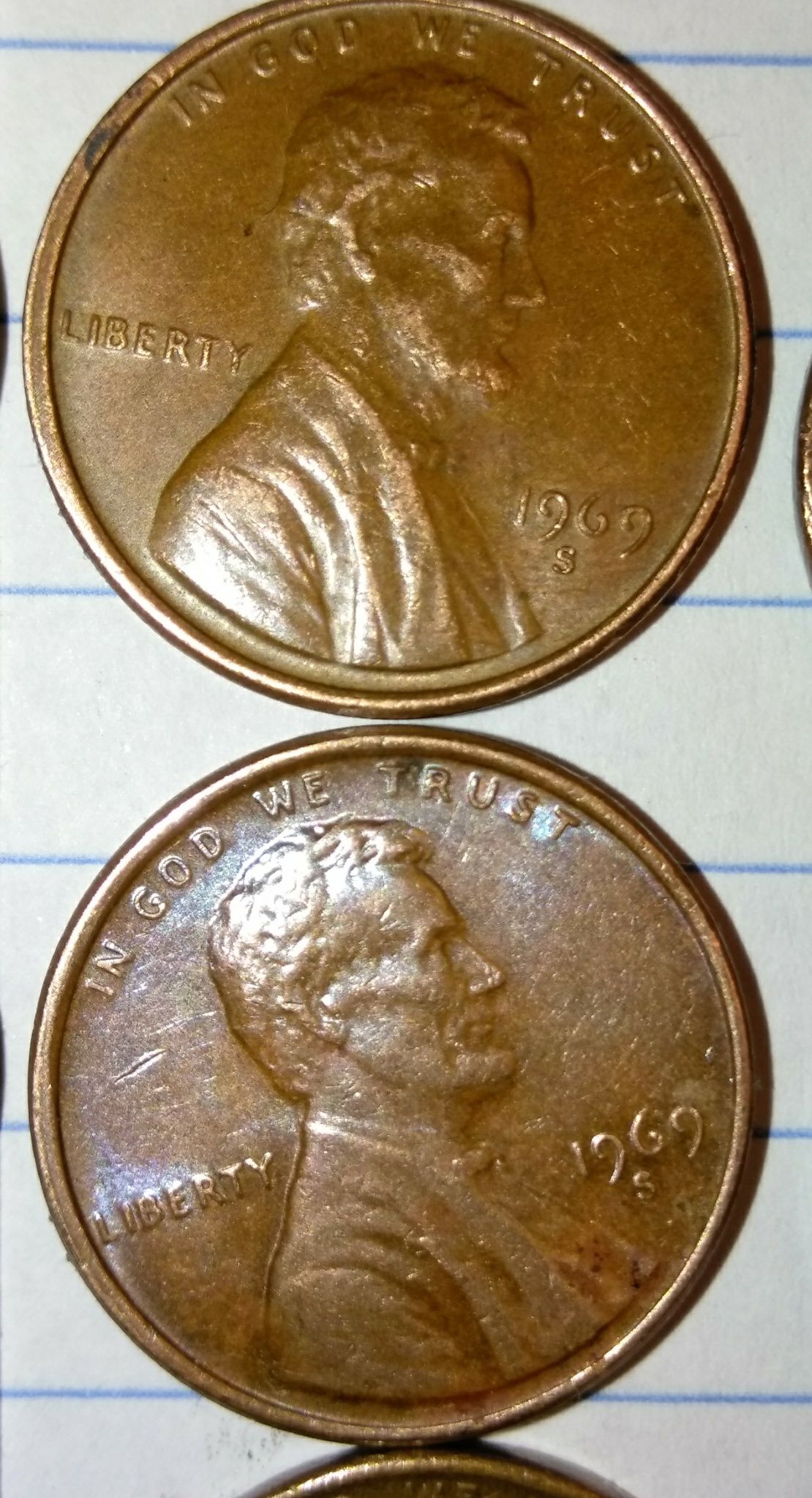 1969-D Error Cent! Reverse Floating Roof Penny! Die Crack With Cuds!  Missing “FG” for Sale in Wall Township, NJ - OfferUp