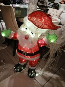 4 FT LITE UP SANTA 20 FIRM LOOK MY POST ALOT ITEM TO SEE