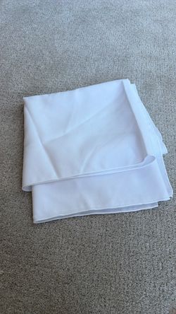 Tablecloth white square