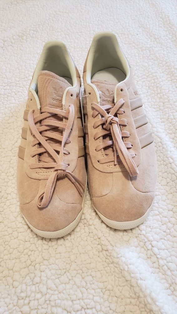 adidas Gazelle S&T mens size 10 tan suede
