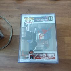 Optimus Prime Funko Signed