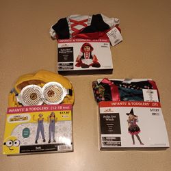 New Infant & Toddler Halloween Costumes