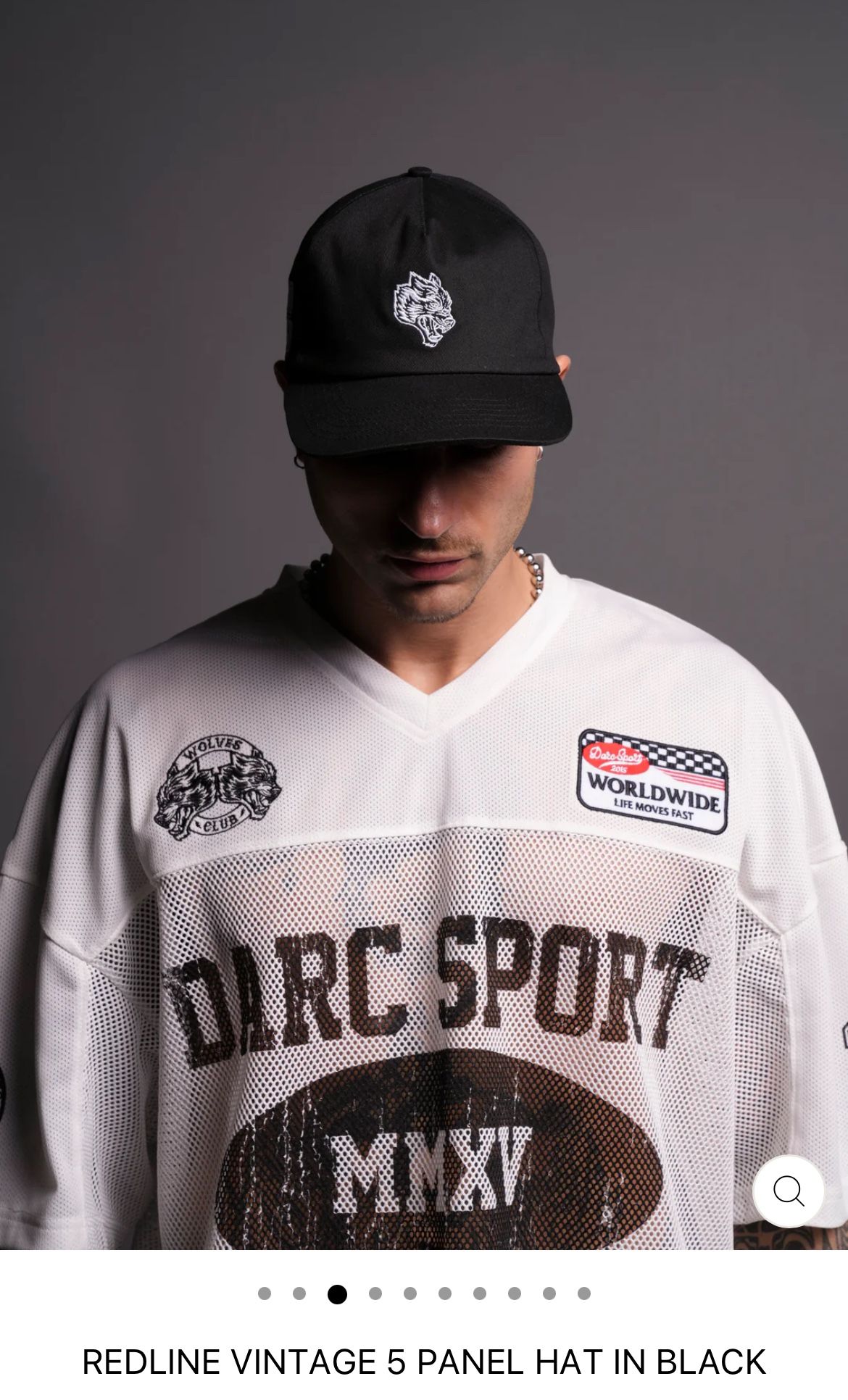 NEW HAT by DARC SPORT “VINTAGE” 5 panel Hat in BLACK. for Sale in