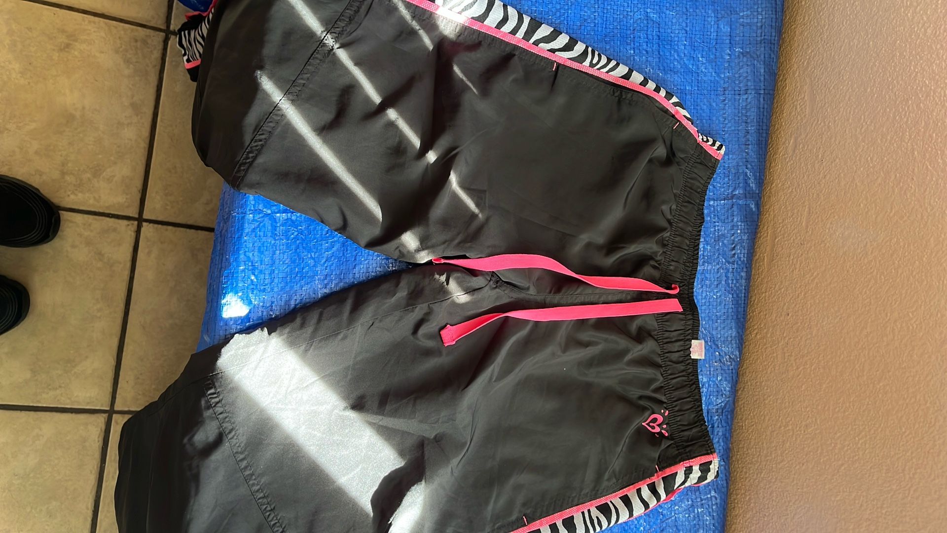 Sporty Black Pink Sweats, Justice