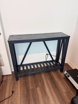 Blue shelf