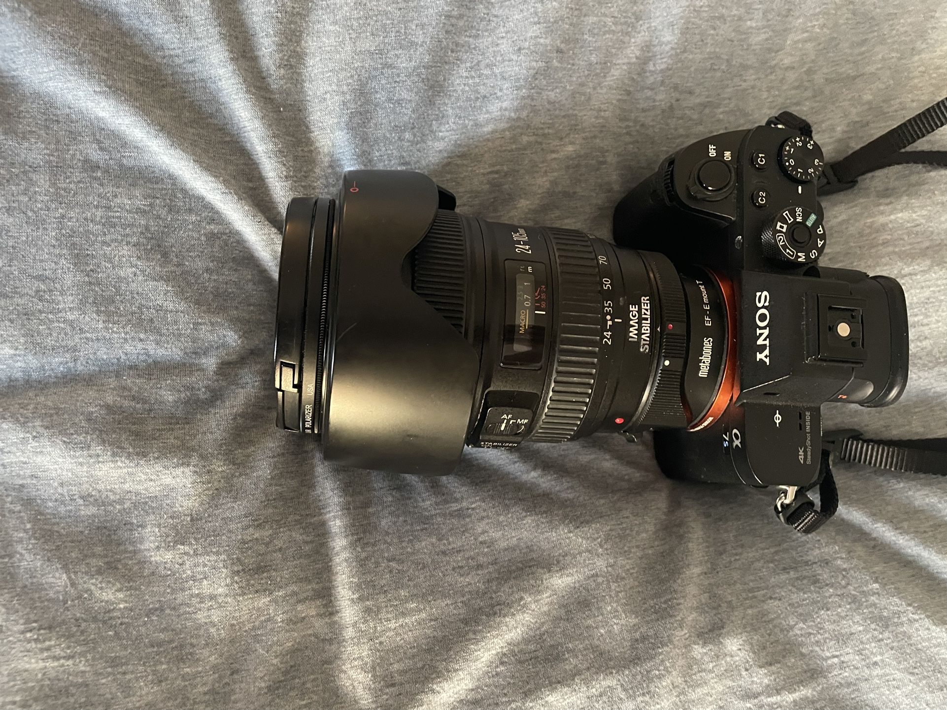 Sony AS7ii With Canon 24-105 l Lens And Metabones Adaptor