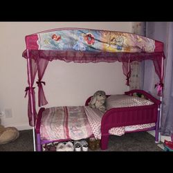 Princess Canopy Bed Complete $100