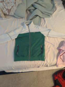 Lacoste Green Zip Up Small