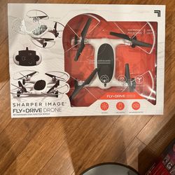 Sharper Image Fly + Drive Drone 