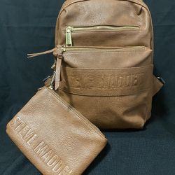 Steve Madden Backpack and Pouch