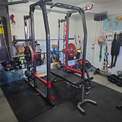 Workout Squat Cage Smith Machine Pully