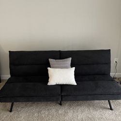 Black Futon (pillows NOT Included) 