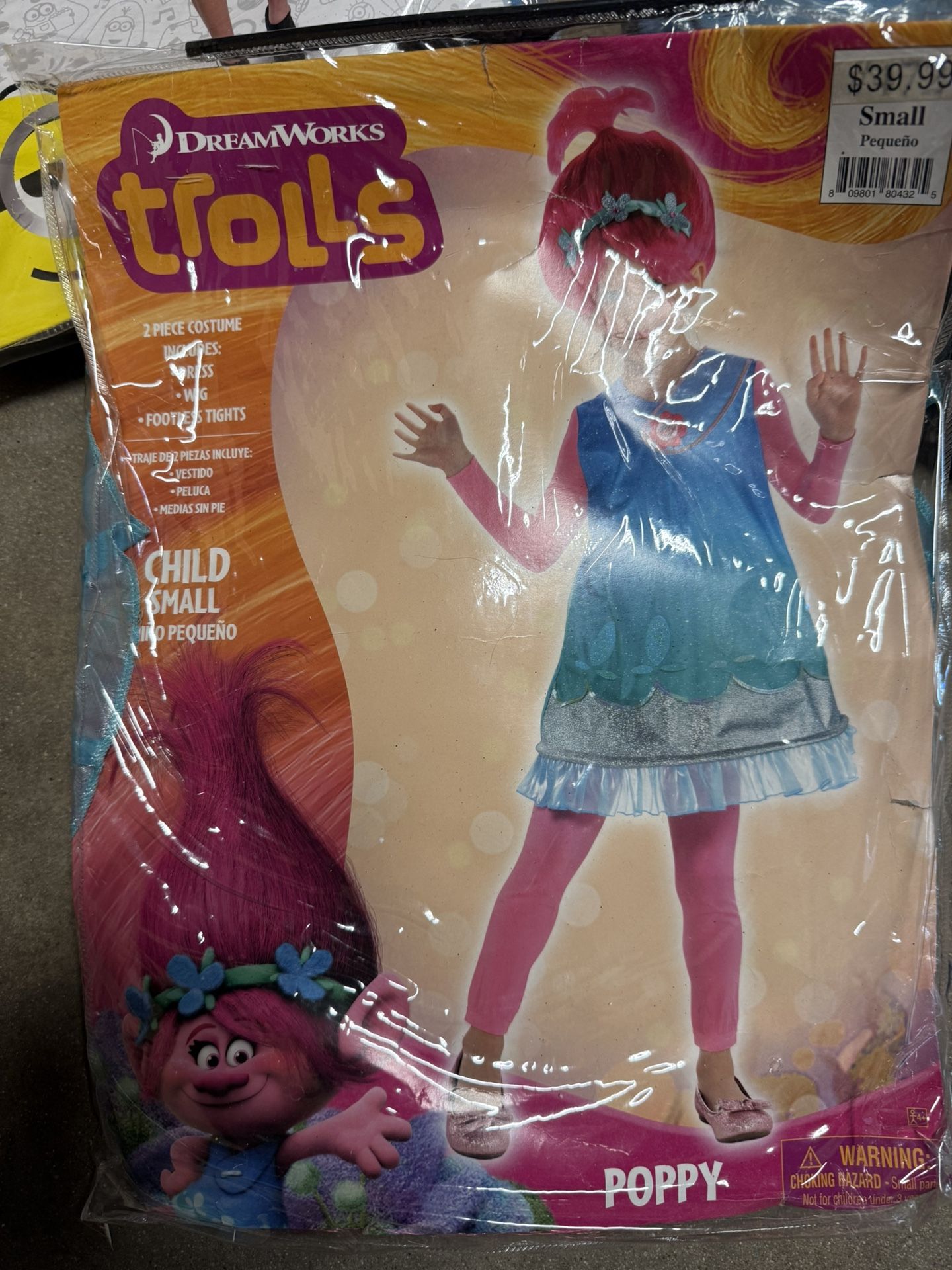 Poppy Trolls Costume